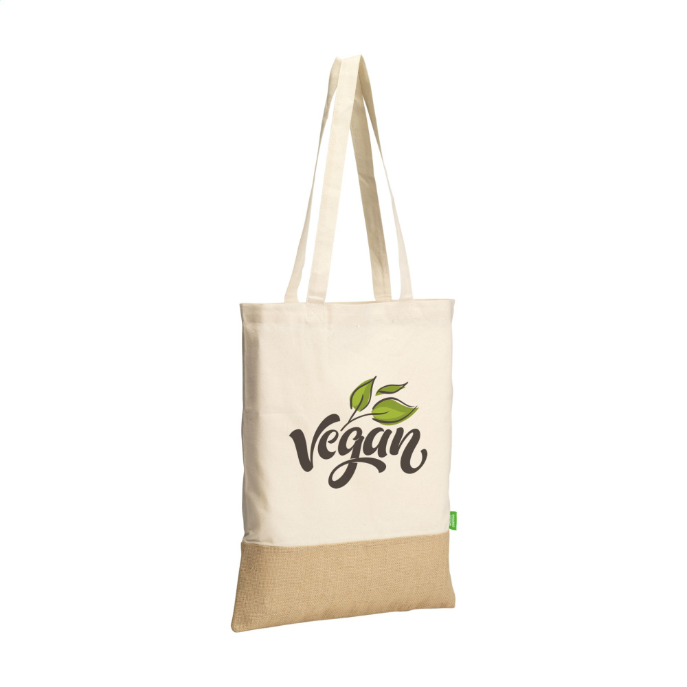 Logo trade promotional products picture of: Combi Organic Shopper (160 g/m²) bag